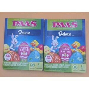 PAAS Easter Egg Coloring and Decorating Kit, Deluxe 2 Pack